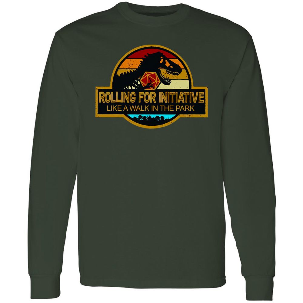 Long Sleeve T-Shirt - LXS78N33 - Forest Green - 4