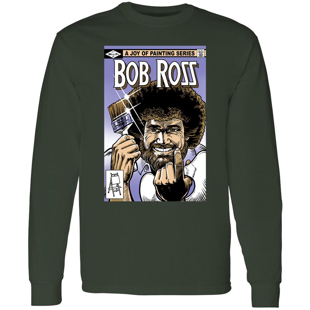 Long Sleeve T-Shirt - 2BLZ314Q - Forest Green - 4