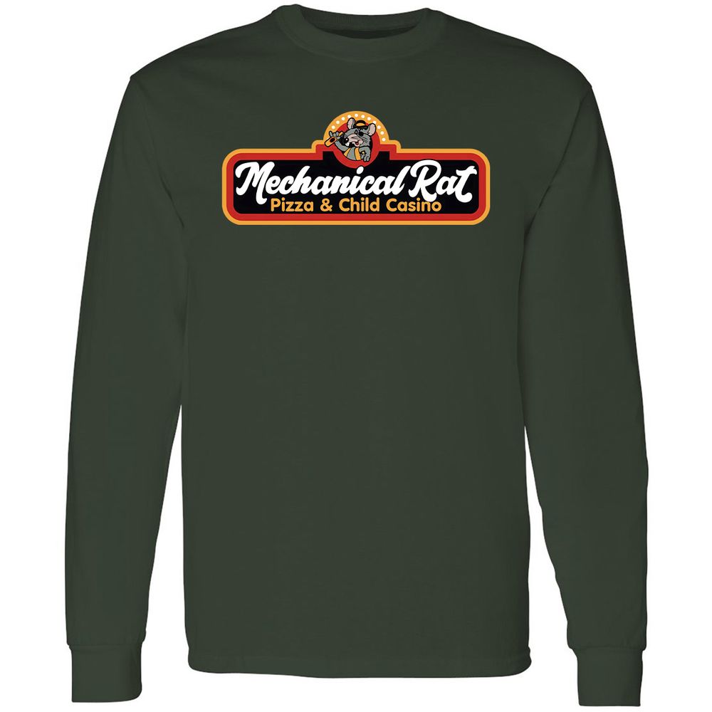 Long Sleeve T-Shirt - RJ9E61Y5 - Forest Green - 4