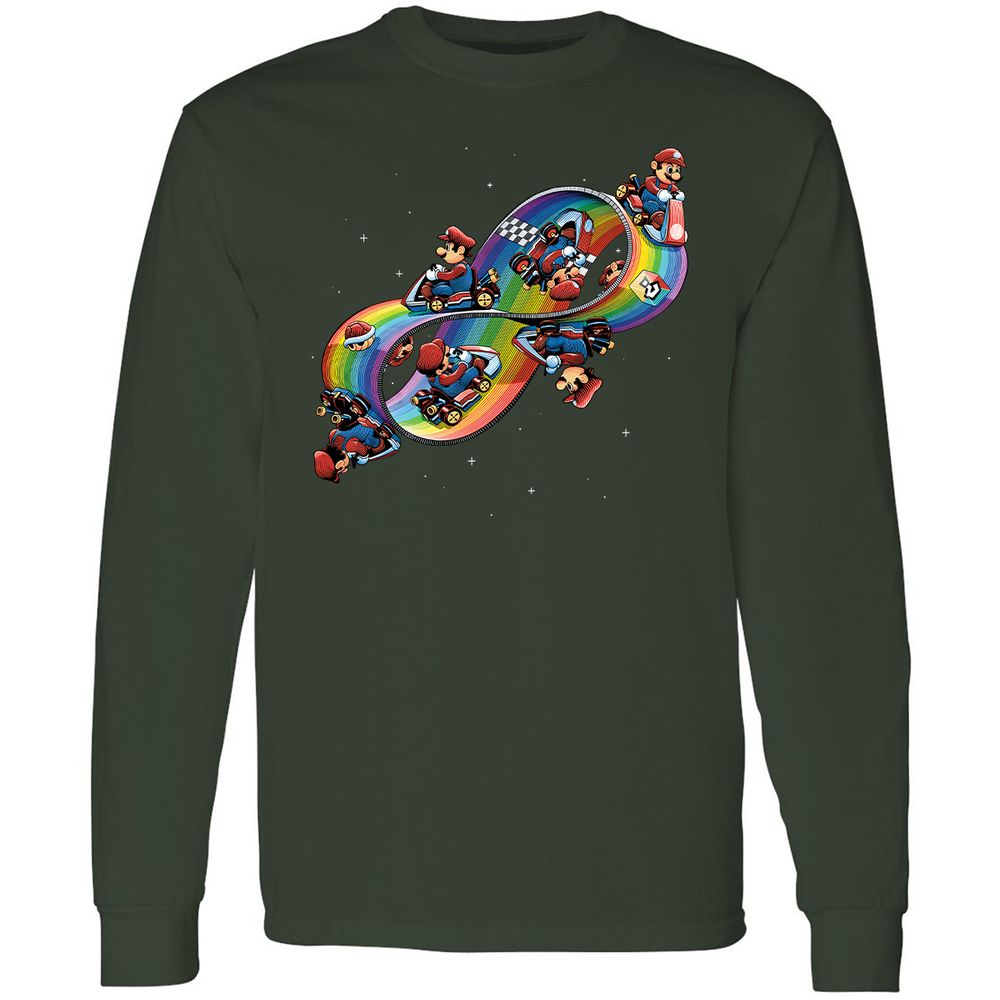 Long Sleeve T-Shirt - 596VSRXH - Forest Green - 4