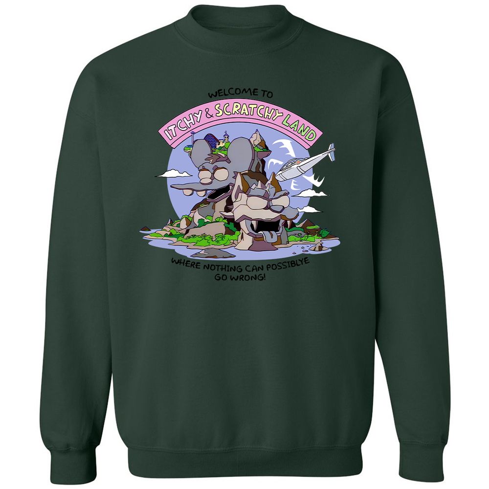 Classic Unisex Sweatshirt - MQ74Q7PX - Forest Green - 4