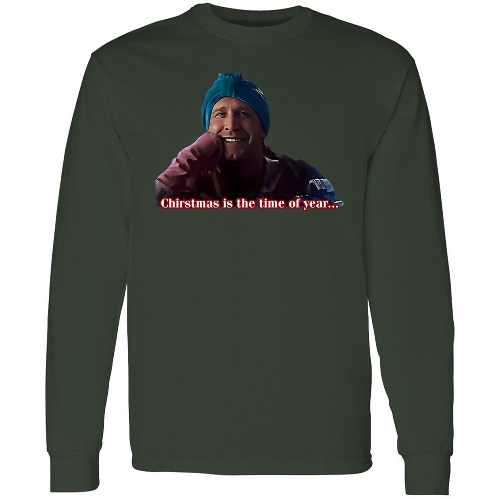 Long Sleeve T-Shirt - E5MBTQG1 - Forest Green - 4
