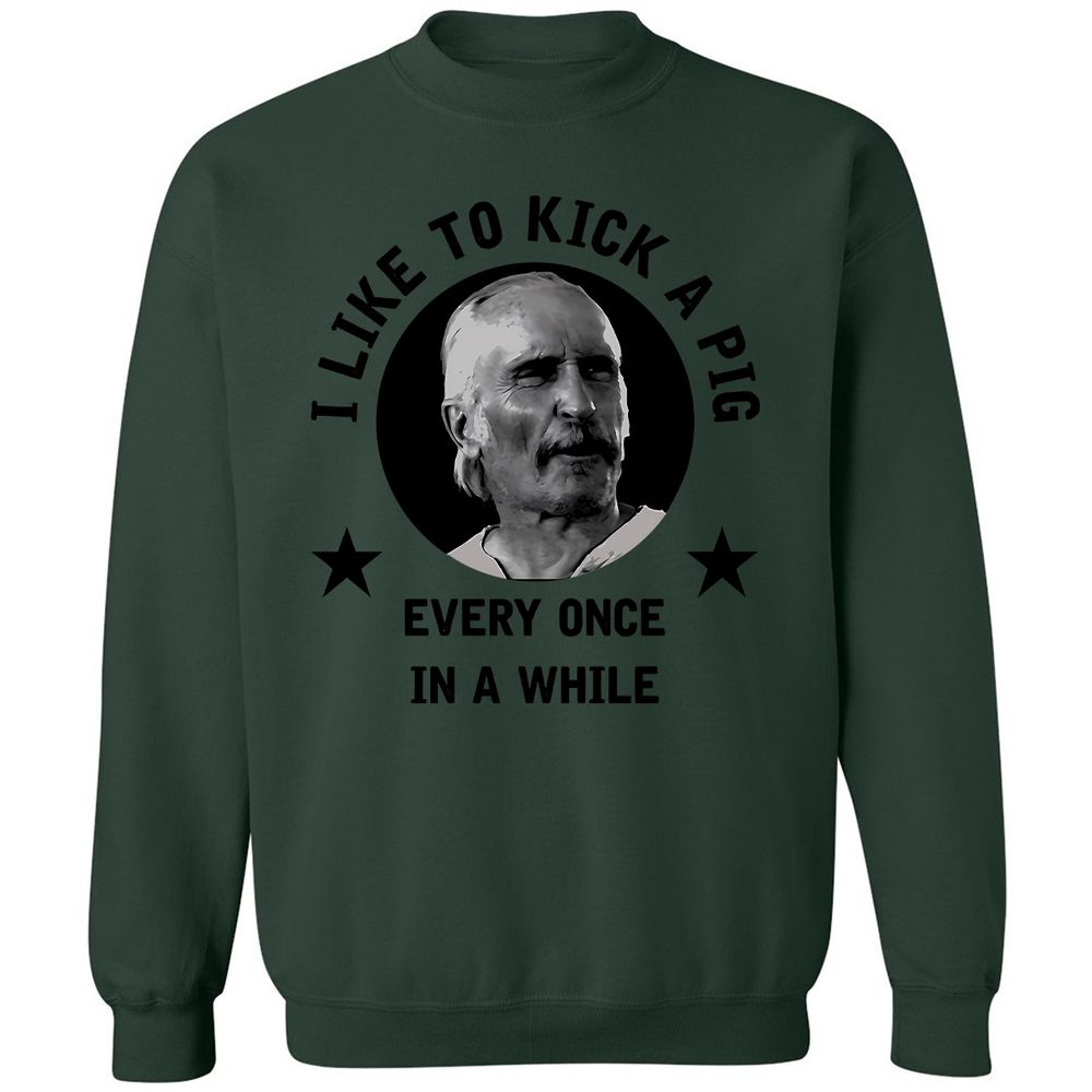 I like to kick a pig - Forest Green - 4