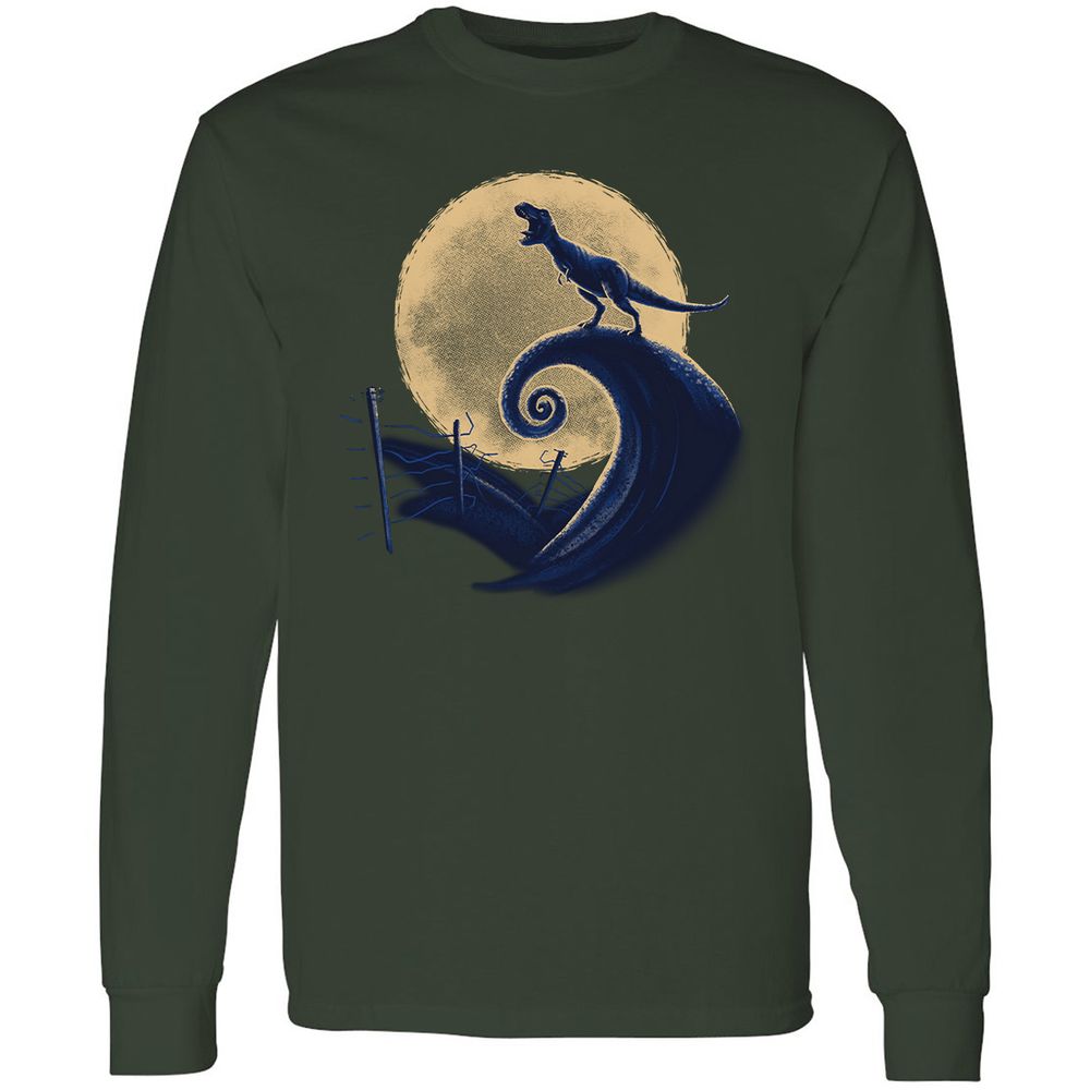 Long Sleeve T-Shirt - SJS18CJZ - Forest Green - 4