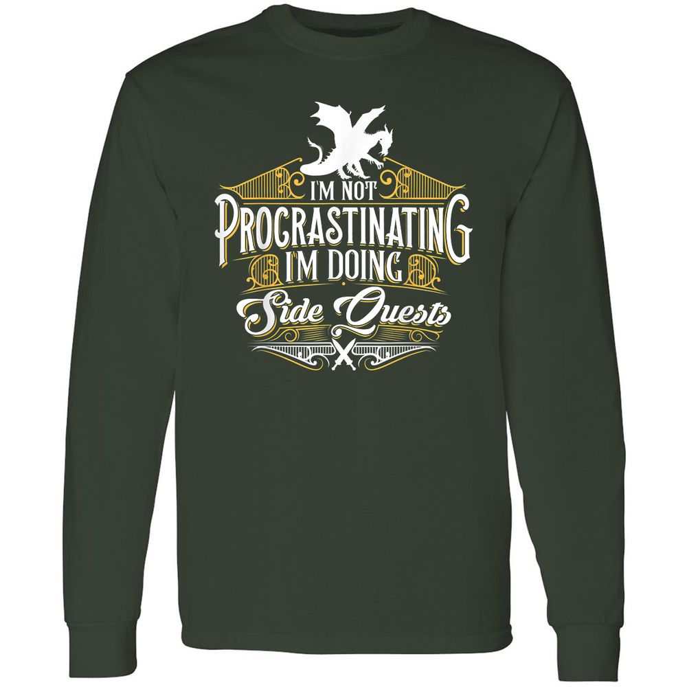 Long Sleeve T-Shirt - 6UXAM8M8 - Forest Green - 4