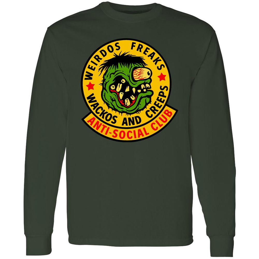 Long Sleeve T-Shirt - UY7PDVDP - Forest Green - 4