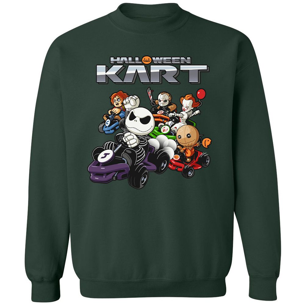 Classic Unisex Sweatshirt - PUQE1RML - Forest Green - 4