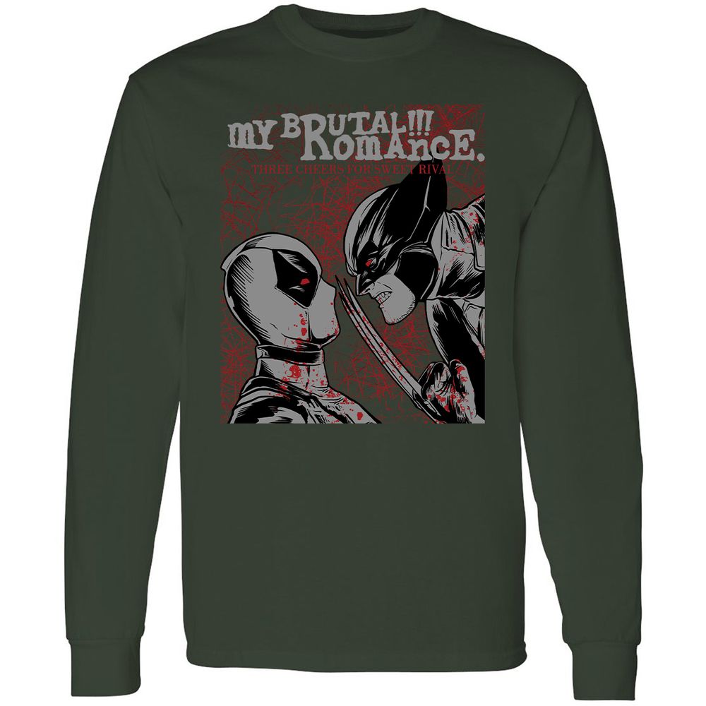 Long Sleeve T-Shirt - QDVQY1VC - Forest Green - 4