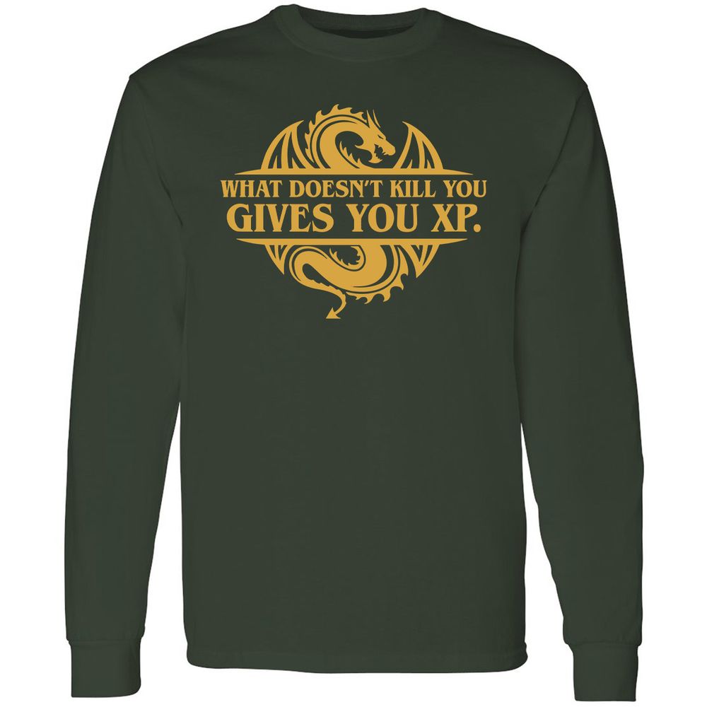 Long Sleeve T-Shirt - U6WVCS9F - Forest Green - 4