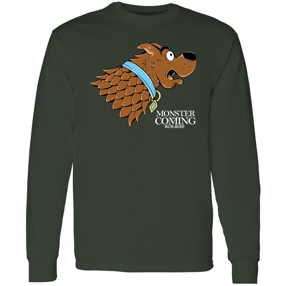 Long Sleeve T-Shirt - MQH2SJRU - Forest Green - 4