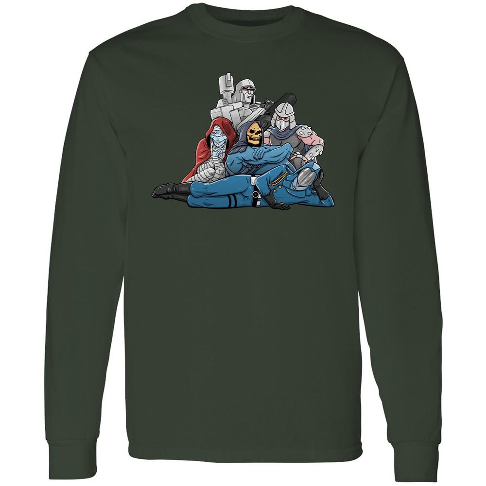 Long Sleeve T-Shirt - 5HT2BVS8 - Forest Green - 4