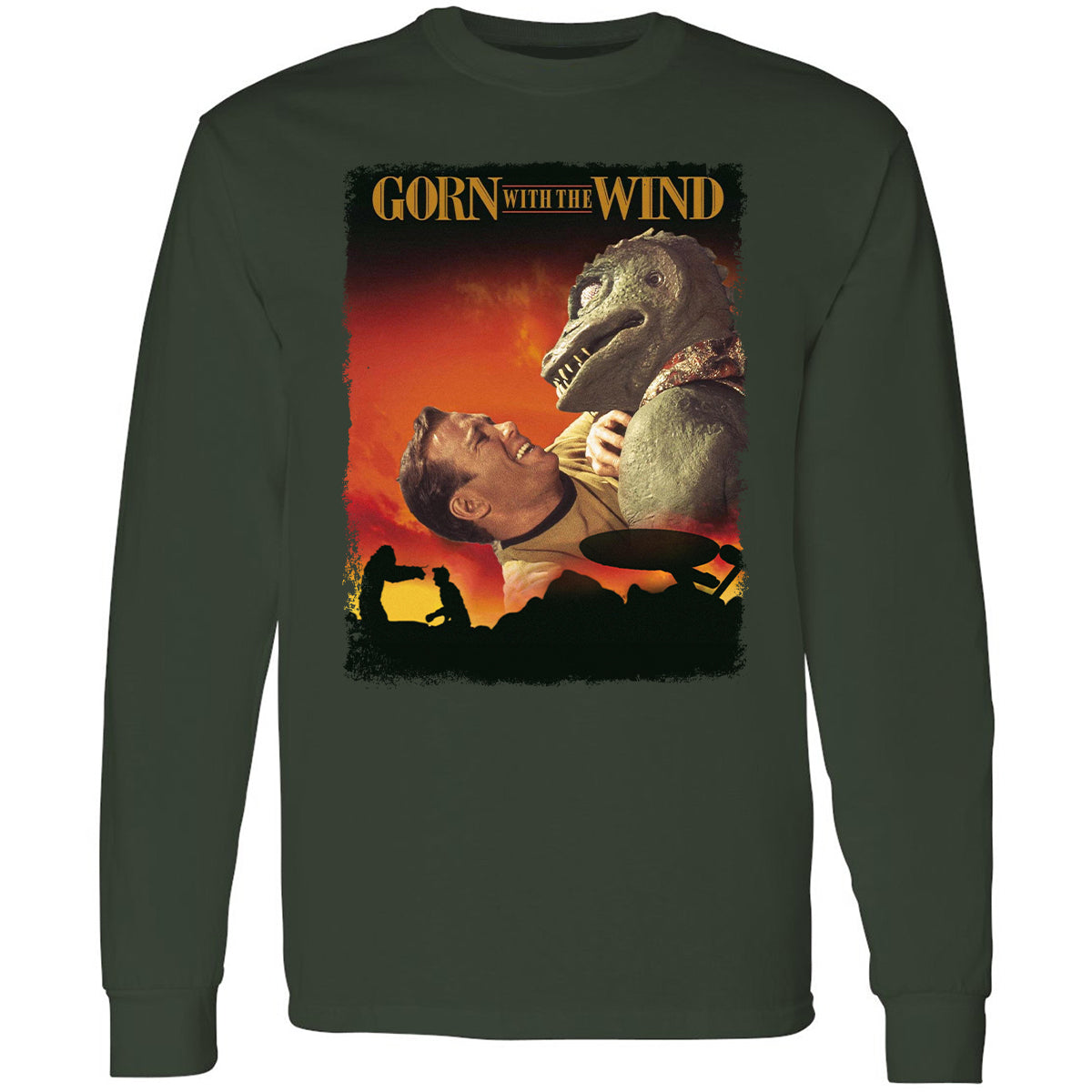 Long Sleeve T-Shirt - 9QY7SBQ4 - Forest Green - 4