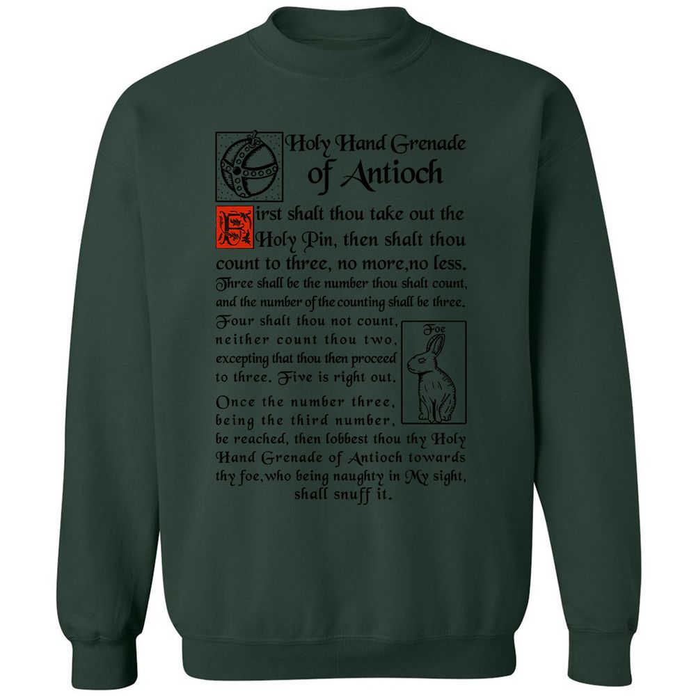 Classic Unisex Sweatshirt - B9MN2KGM - Forest Green - 4