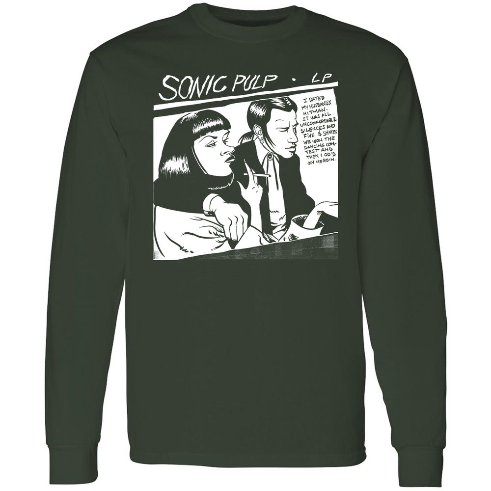 Long Sleeve T-Shirt - 445XDU2P - Forest Green - 4