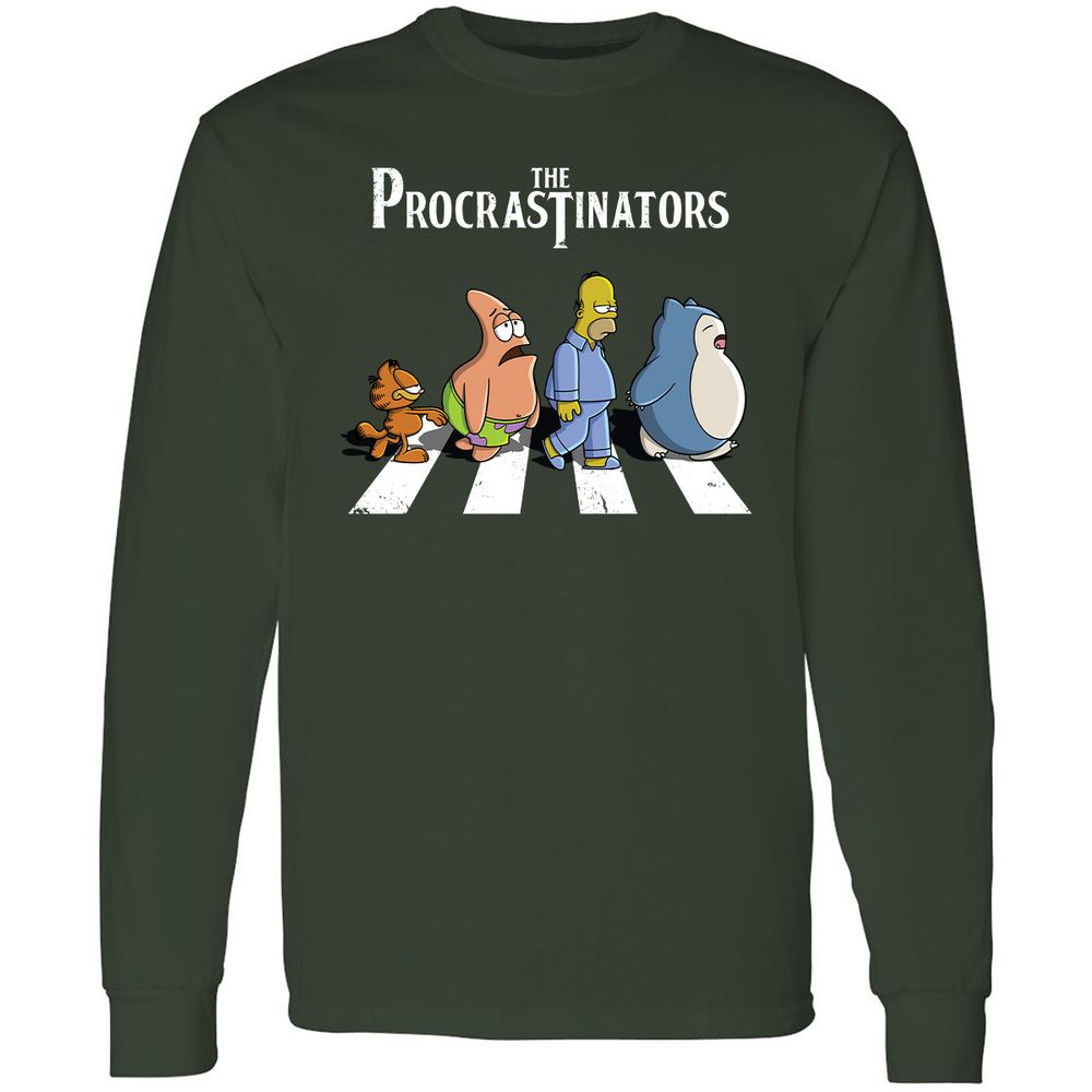 Long Sleeve T-Shirt - R8ZZMT93 - Forest Green - 4