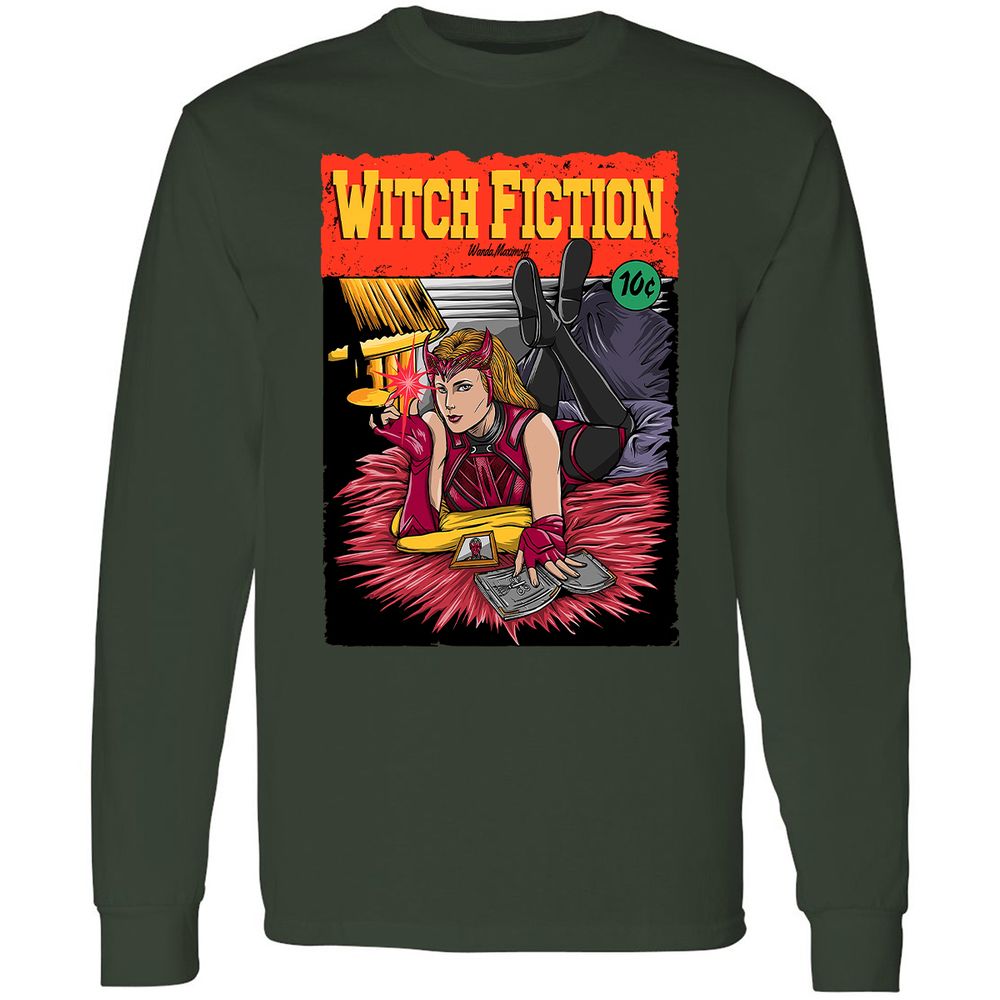 Long Sleeve T-Shirt - 7C43HHSK - Forest Green - 4