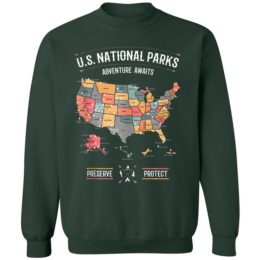 Classic Unisex Sweatshirt - 54R4BLGZ - Forest Green - 4