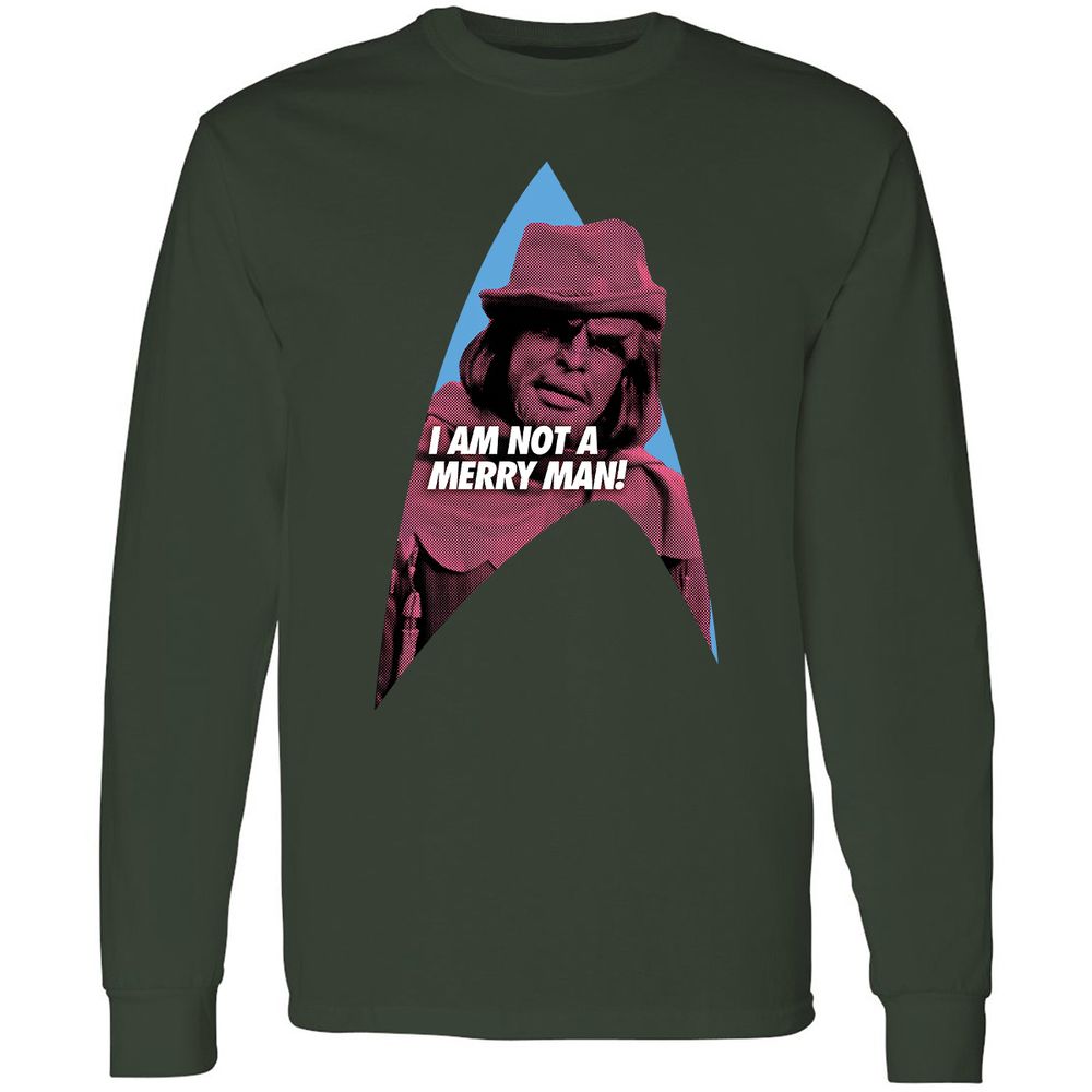 Long Sleeve T-Shirt - CY9GZADU - Forest Green - 4