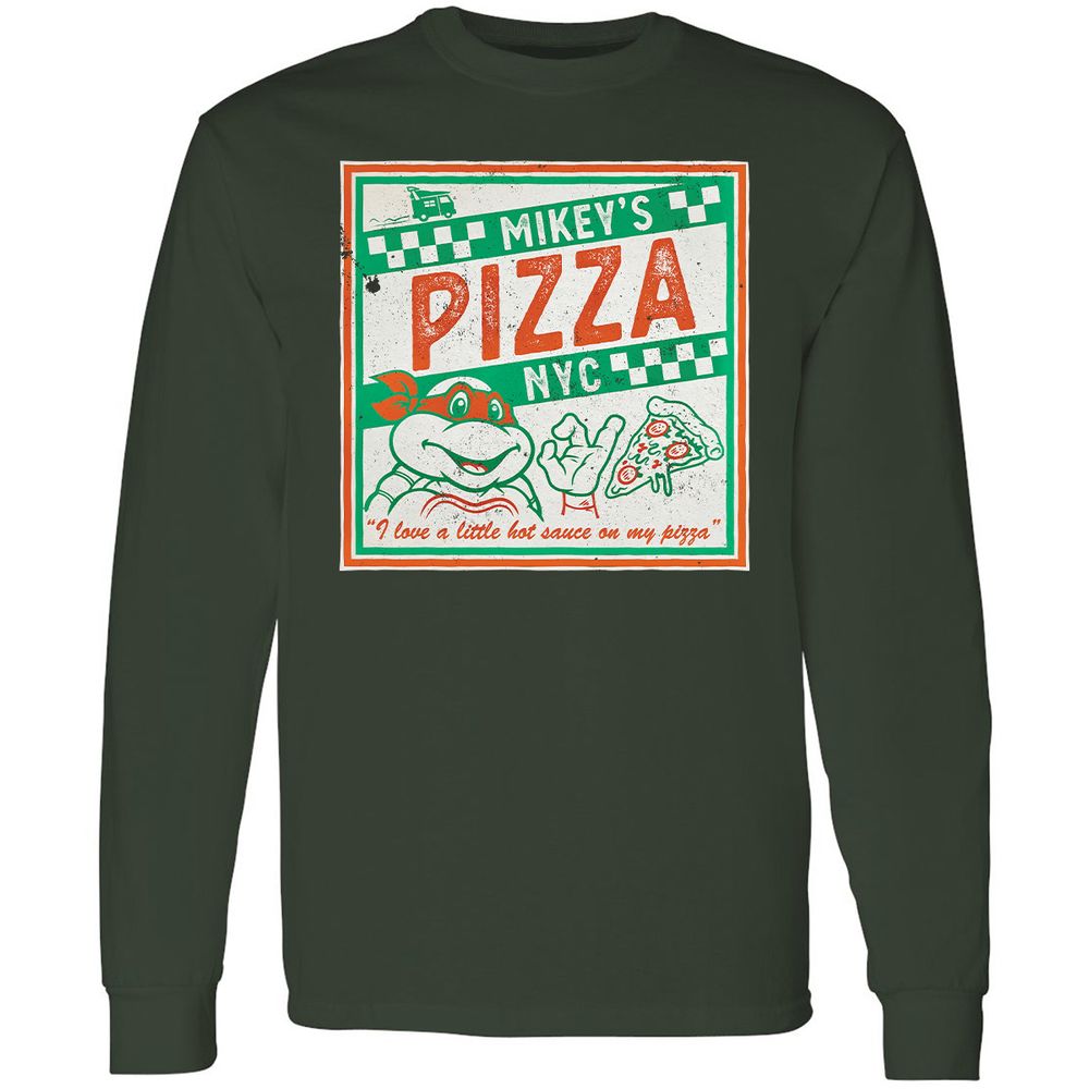 Long Sleeve T-Shirt - QAPTPJNL - Forest Green - 4
