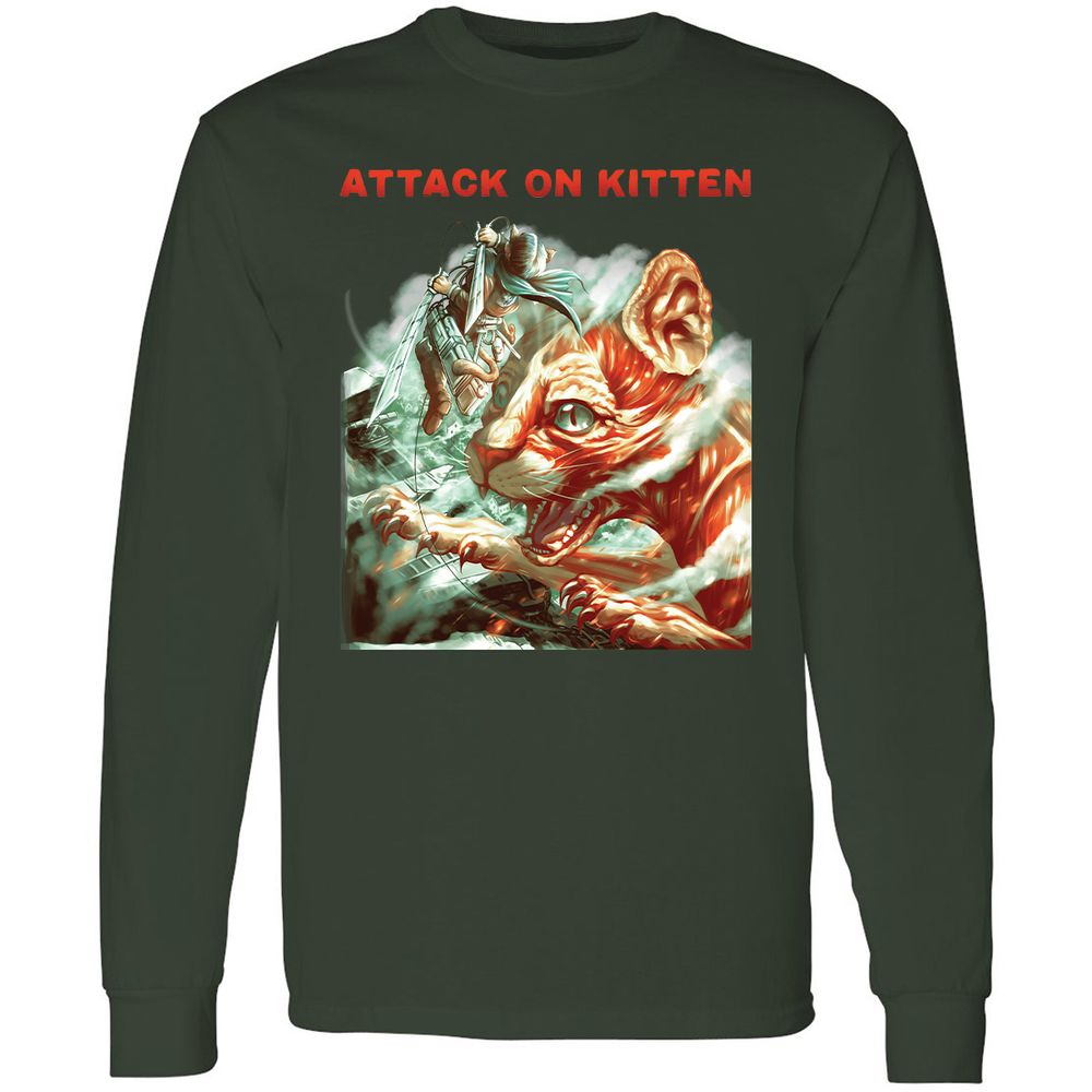 Long Sleeve T-Shirt - RUHAV6WC - Forest Green - 4