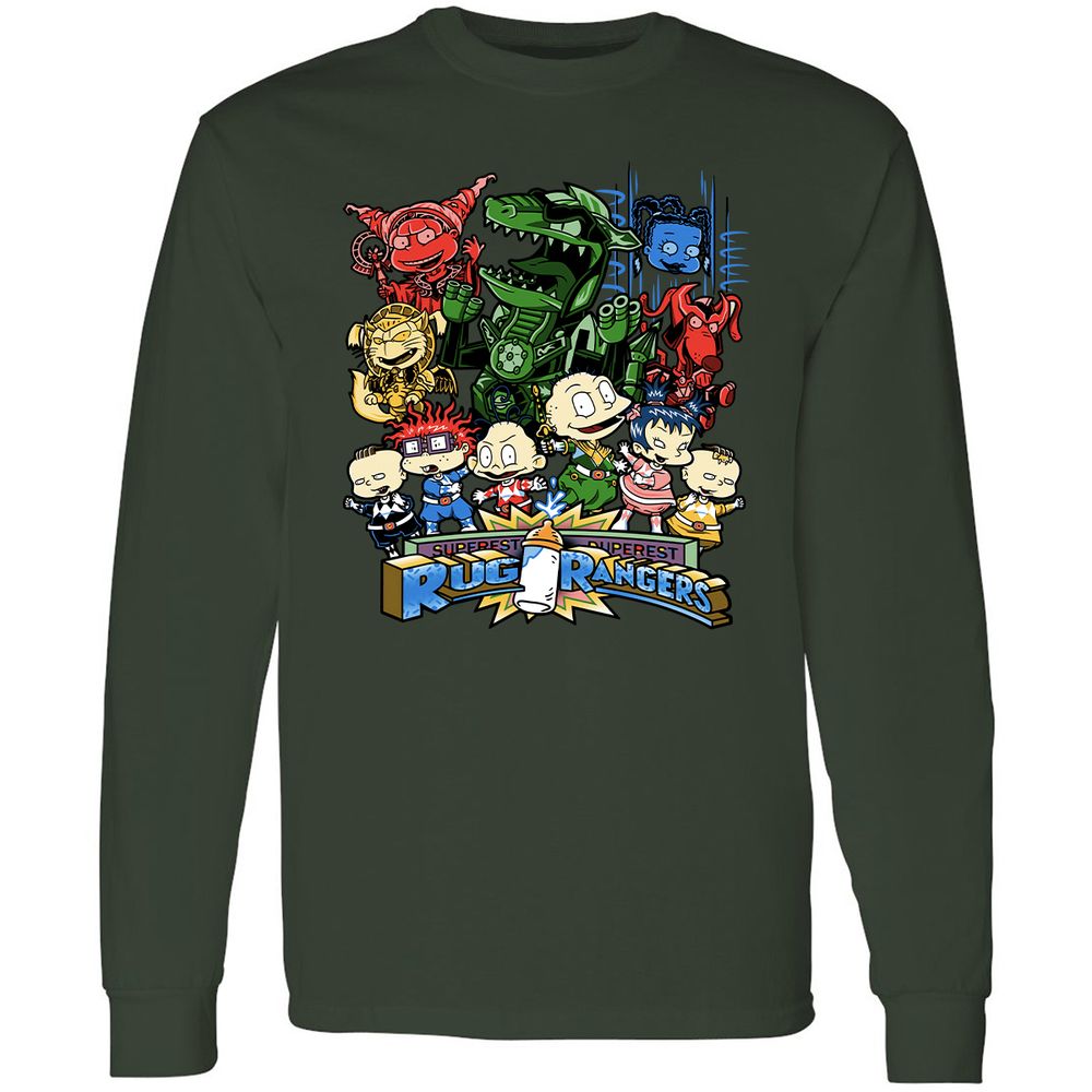 Long Sleeve T-Shirt - G37YZYWJ - Forest Green - 4