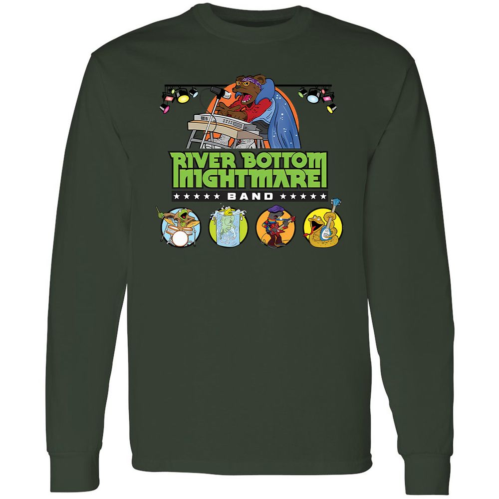 Long Sleeve T-Shirt - Q6CASS3B - Forest Green - 4