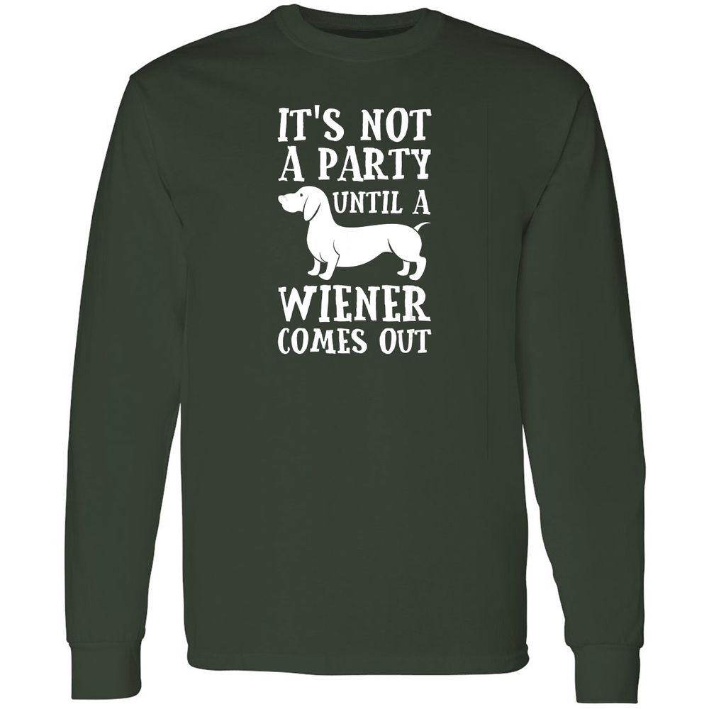 Long Sleeve T-Shirt - W2PHJK3X - Forest Green - 4