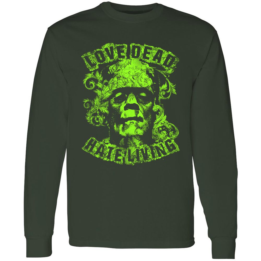 Long Sleeve T-Shirt - 8MMRTVX3 - Forest Green - 4