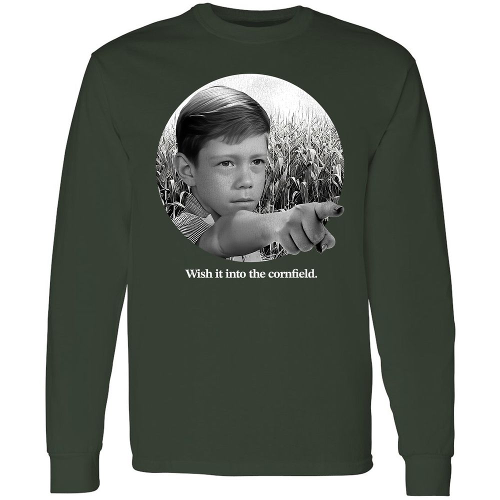 Wish It Into The Cornfield - Forest Green - 4
