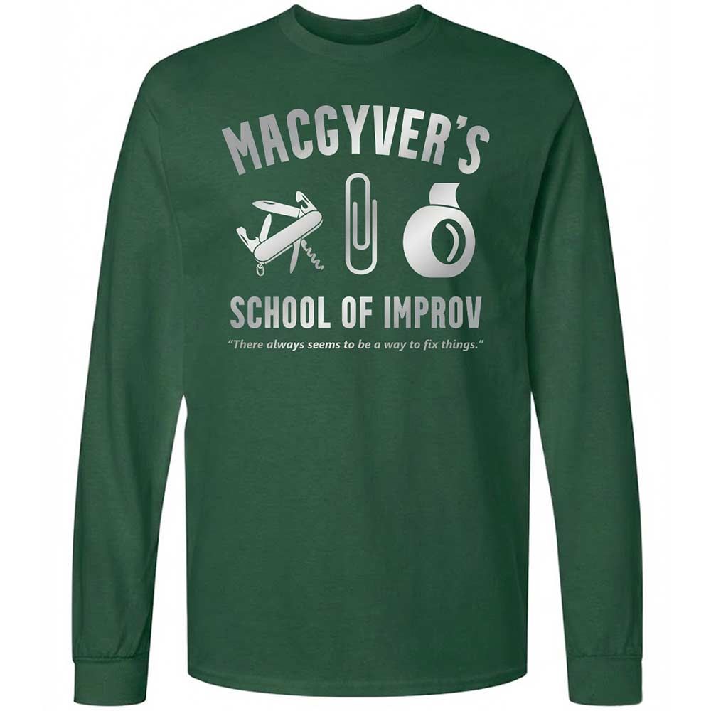 Long Sleeve T-Shirt - J7VD8LR4 - Forest Green - 4