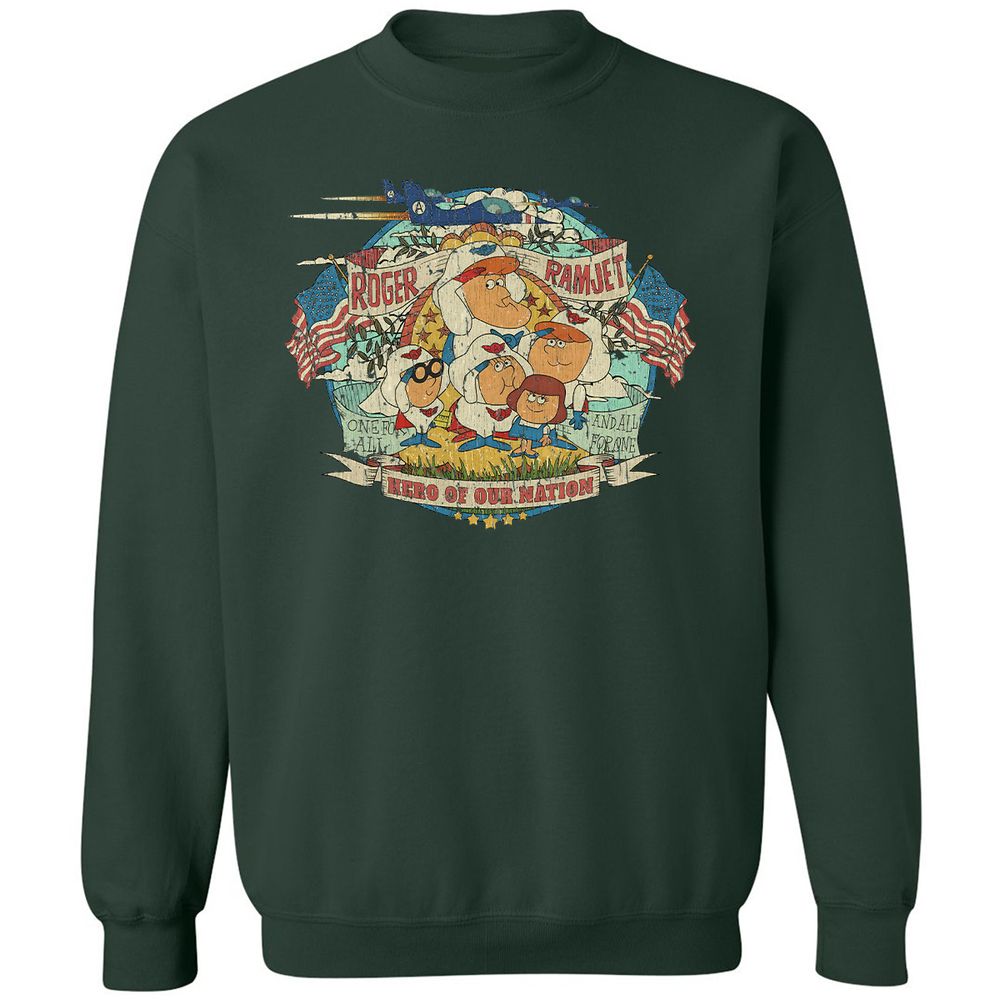 Vintage Style roger ramjet - Forest Green - 4
