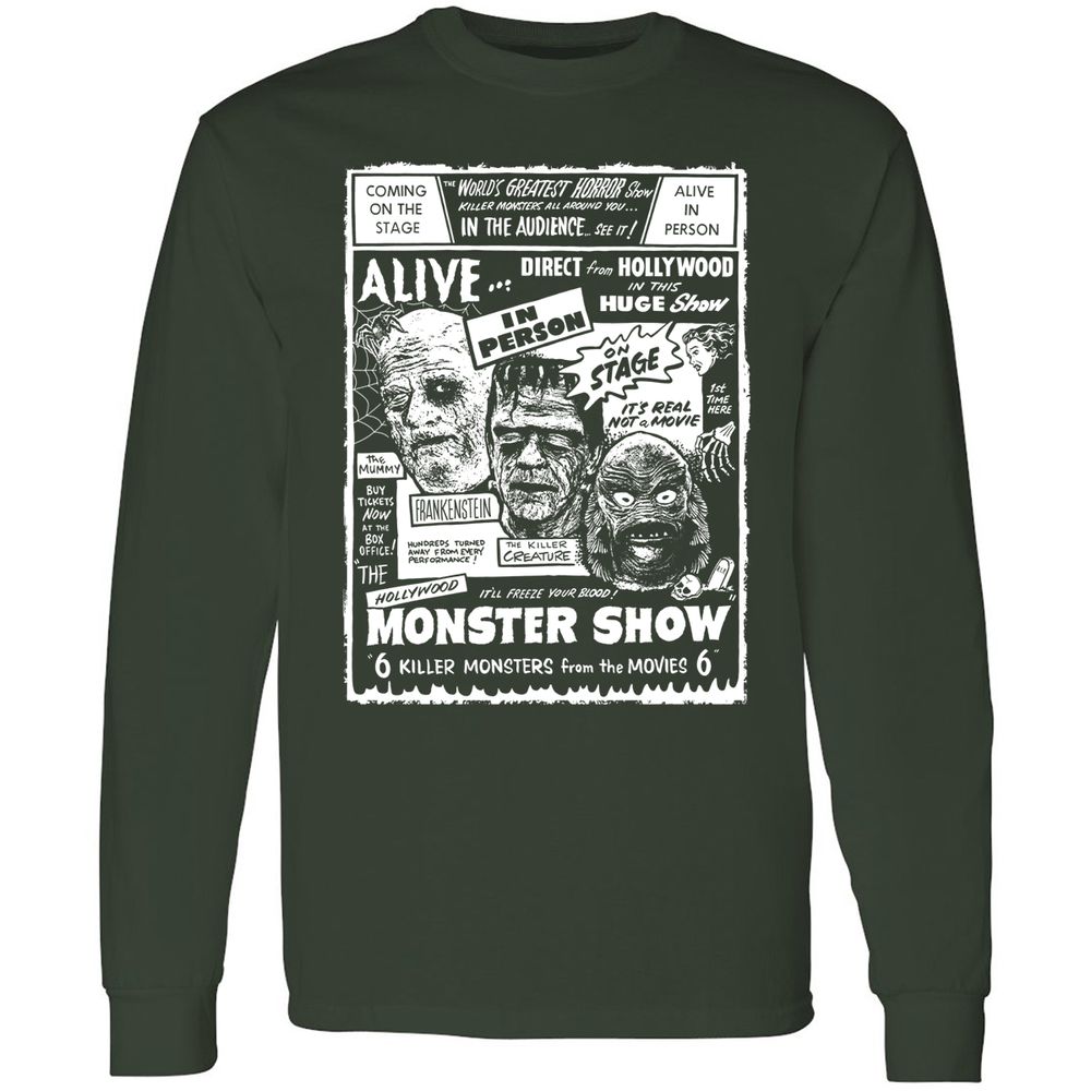 Long Sleeve T-Shirt - 2RHSZ3CL - Forest Green - 4