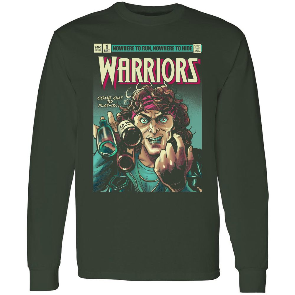 Long Sleeve T-Shirt - Z5H2D6C7 - Forest Green - 4