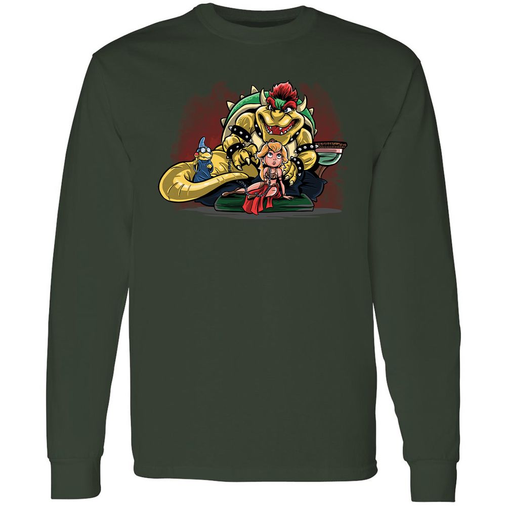 Long Sleeve T-Shirt - H71D6EDV - Forest Green - 4