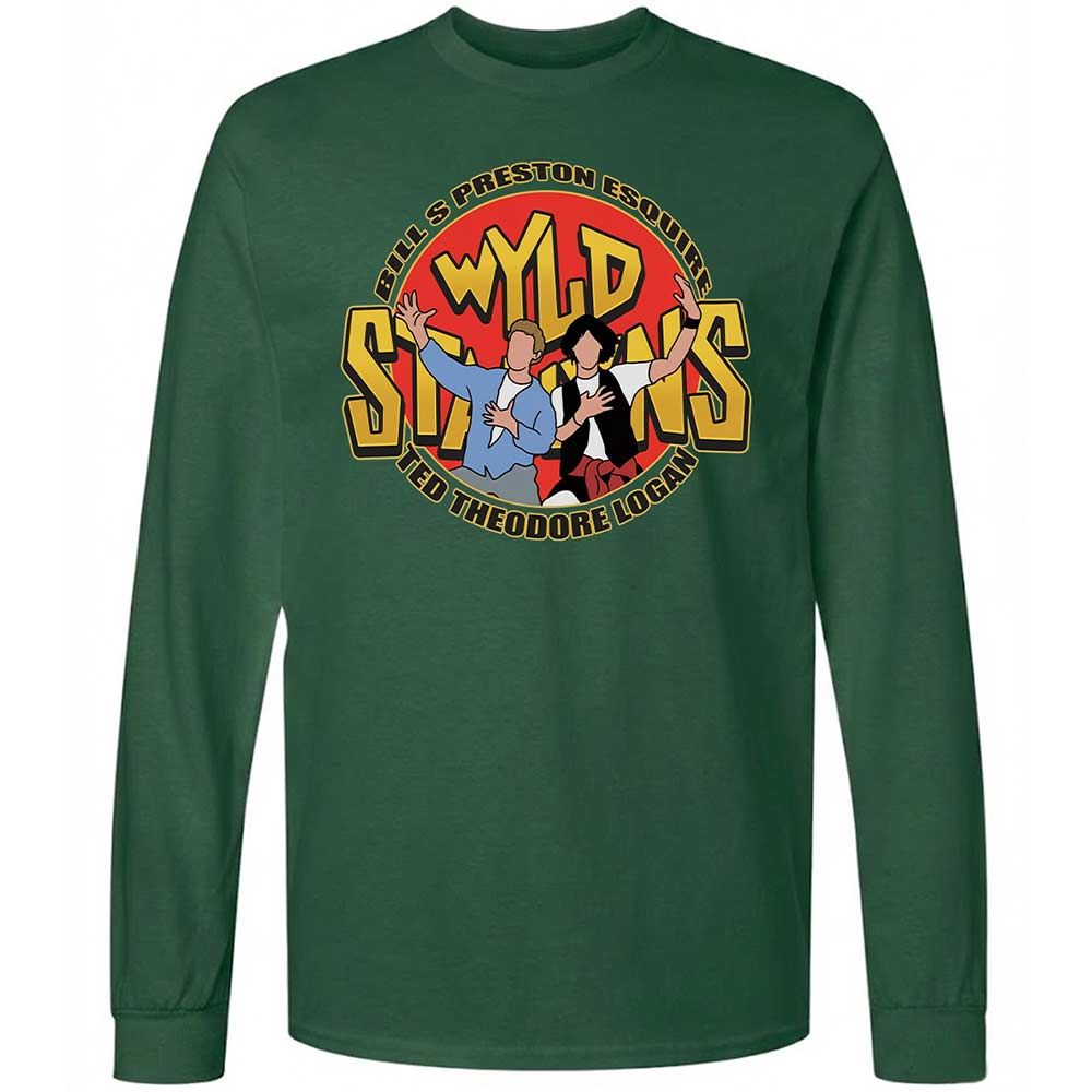 Long Sleeve T-Shirt - P91UPT7Z - Forest Green - 4