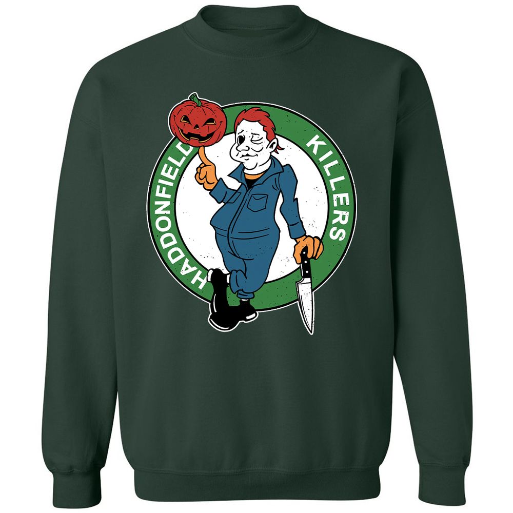 Classic Unisex Sweatshirt - FNQXEH64 - Forest Green - 4