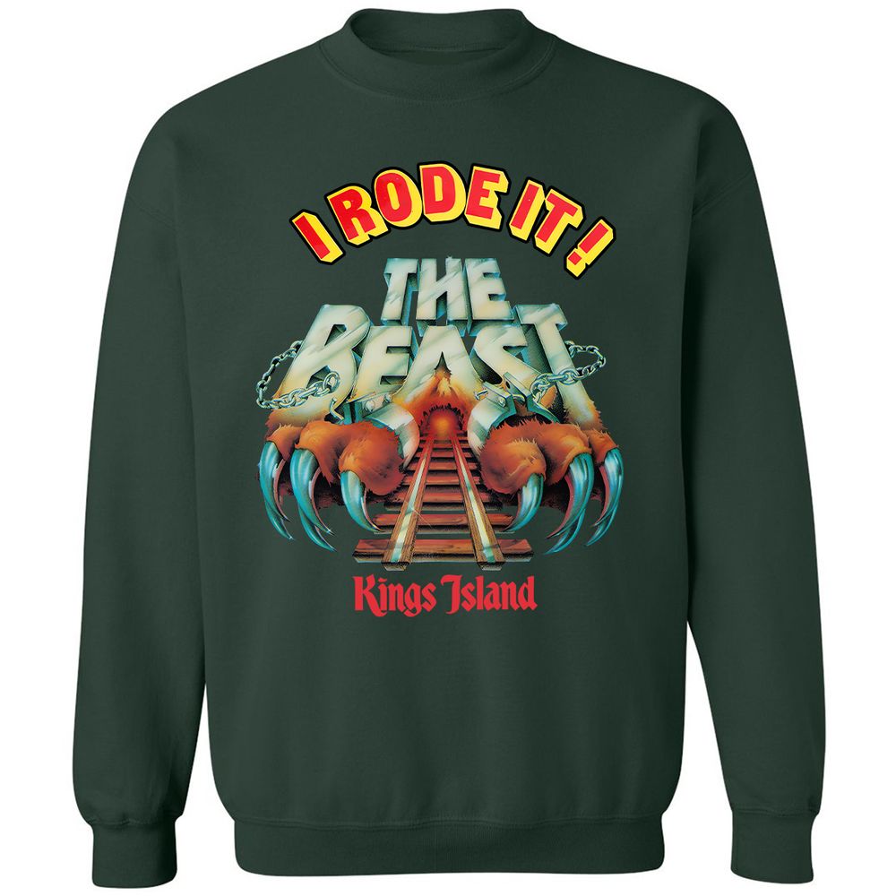 Classic Unisex Sweatshirt - J61LEM34 - Forest Green - 4