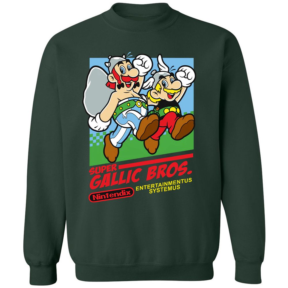 Classic Unisex Sweatshirt - 7JVAW555 - Forest Green - 4