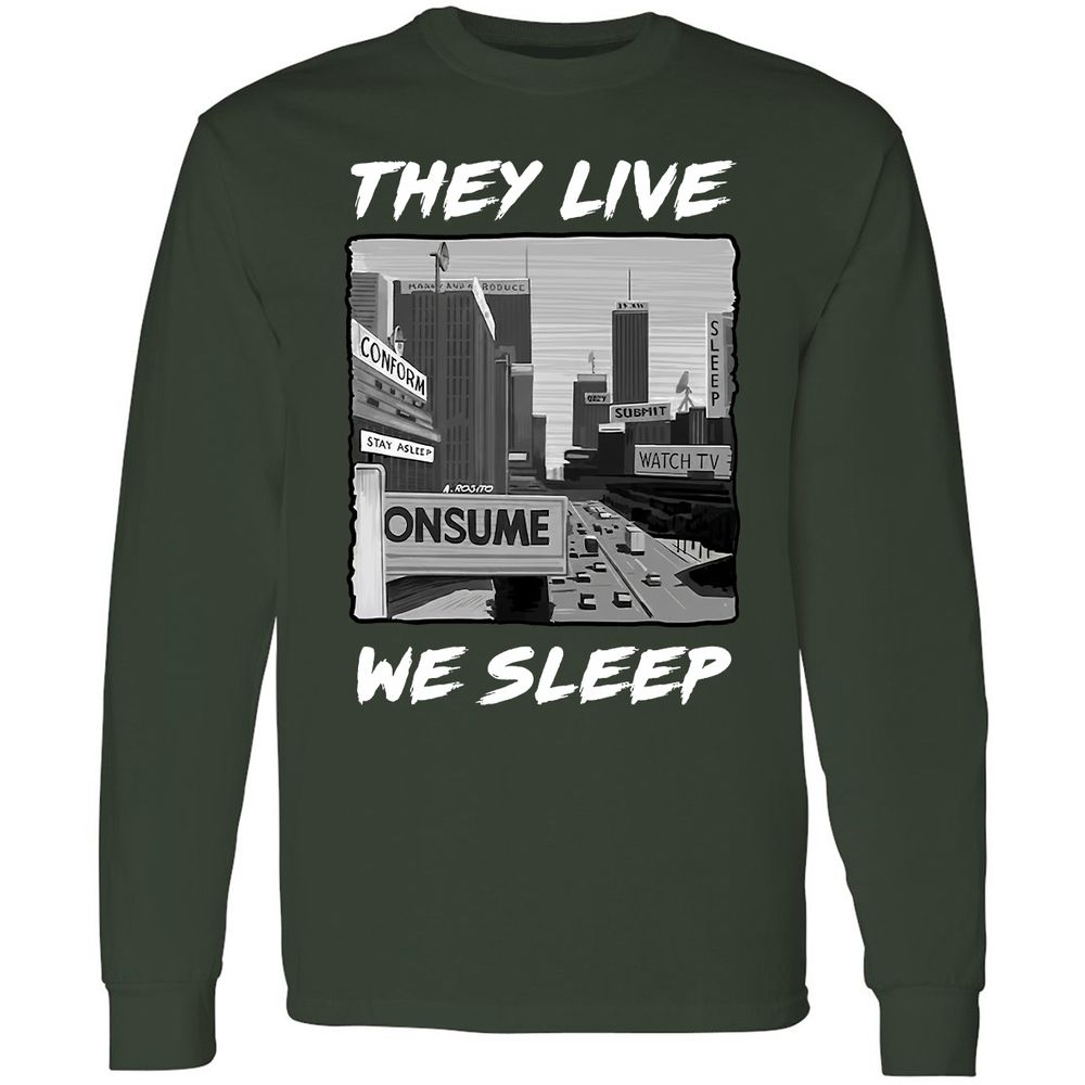 Long Sleeve T-Shirt - NJ45MVPN - Forest Green - 4