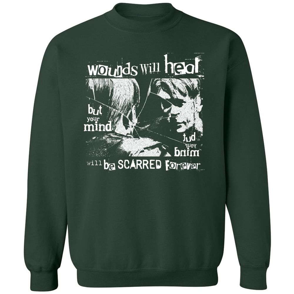 Classic Unisex Sweatshirt - DZP68K6N - Forest Green - 4
