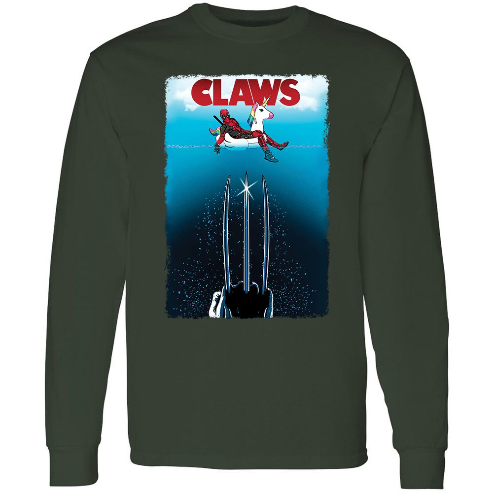 Long Sleeve T-Shirt - 9D9MVPFU - Forest Green - 4