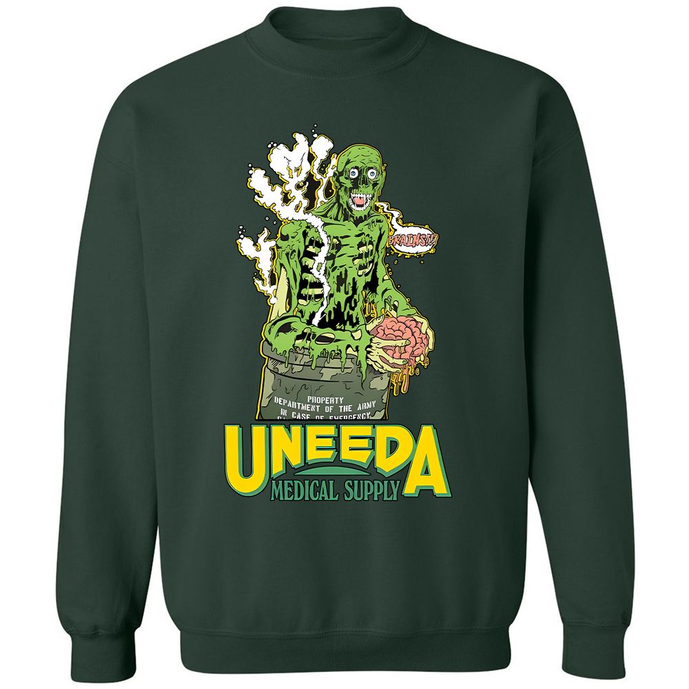 Classic Unisex Sweatshirt - LYCXMGH8 - Forest Green - 4
