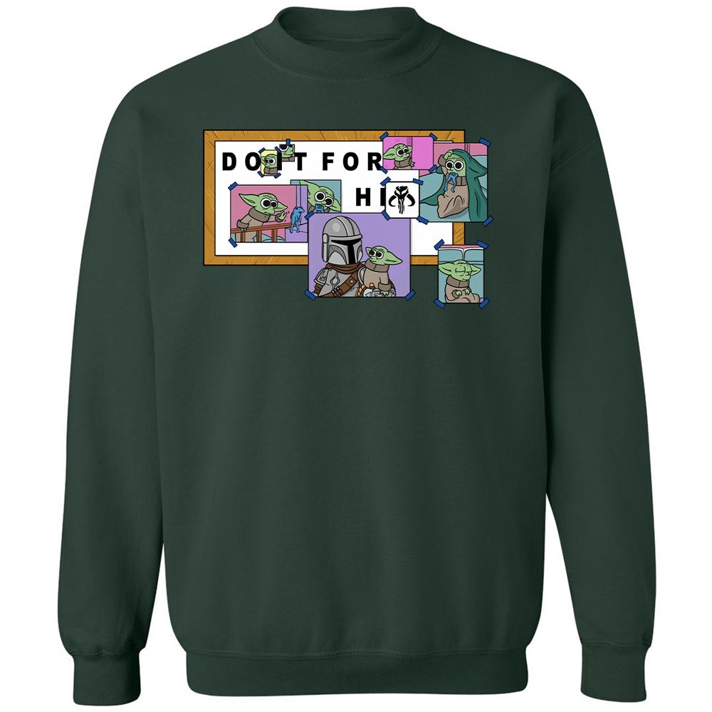 Classic Unisex Sweatshirt - 71KCVFX6 - Forest Green - 4