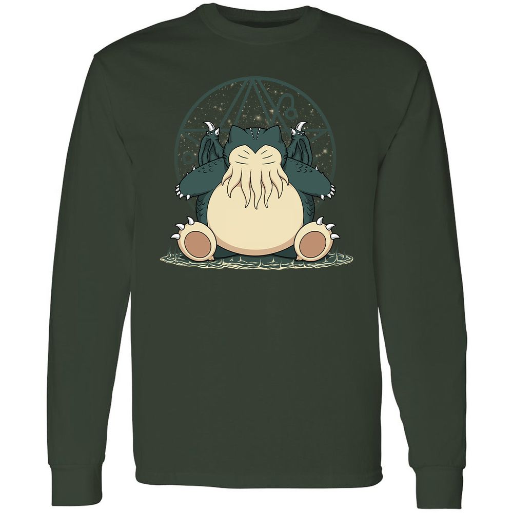 Long Sleeve T-Shirt - KTJYXRQ3 - Forest Green - 4