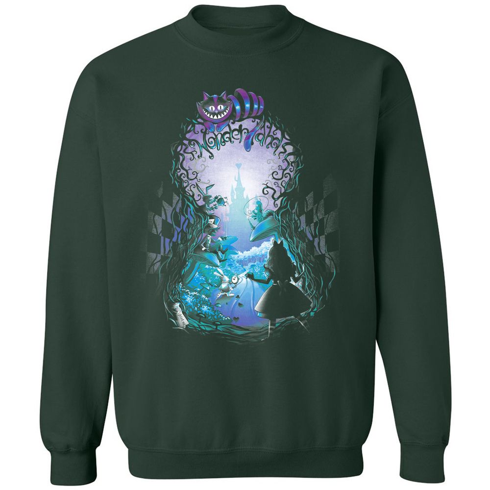 Classic Unisex Sweatshirt - VSJ2PUE7 - Forest Green - 4