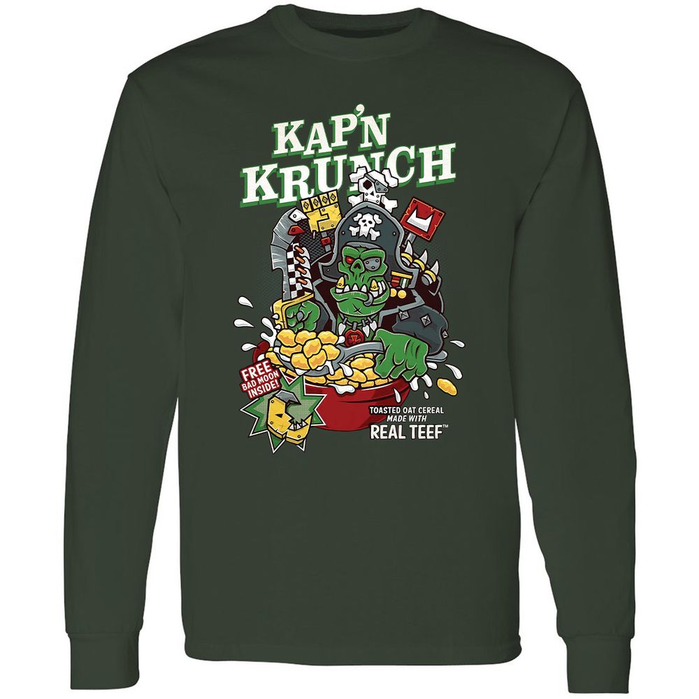 Long Sleeve T-Shirt - 844NGELY - Forest Green - 4