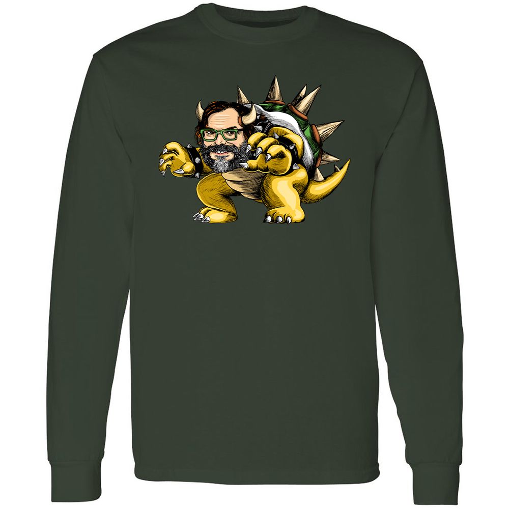 Long Sleeve T-Shirt - P1LYX4S2 - Forest Green - 4