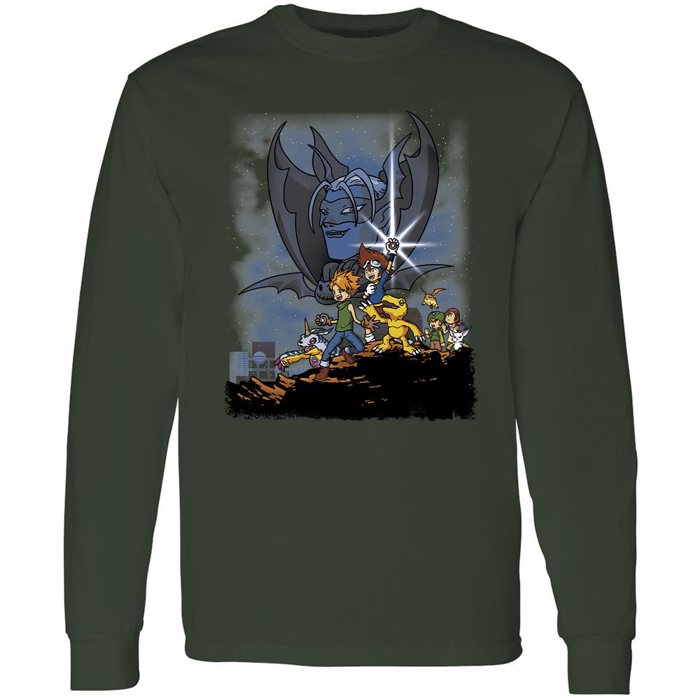Long Sleeve T-Shirt - WKN3UVVJ - Forest Green - 4
