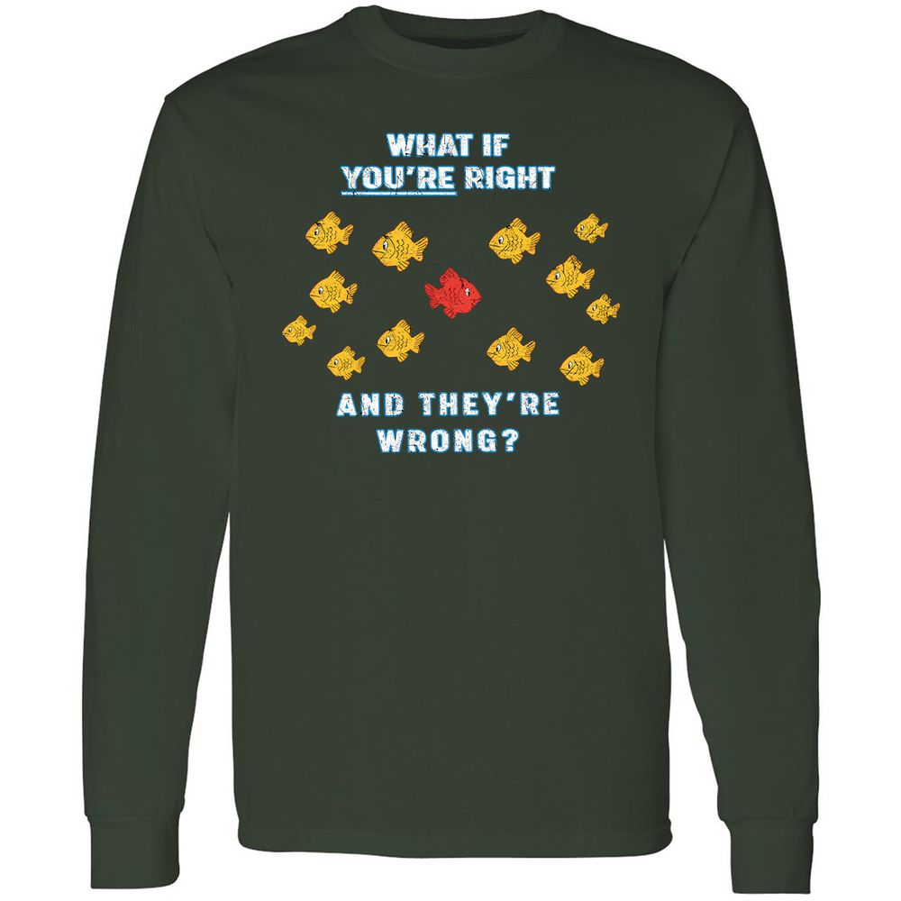Long Sleeve T-Shirt - 73N43J7Q - Forest Green - 4