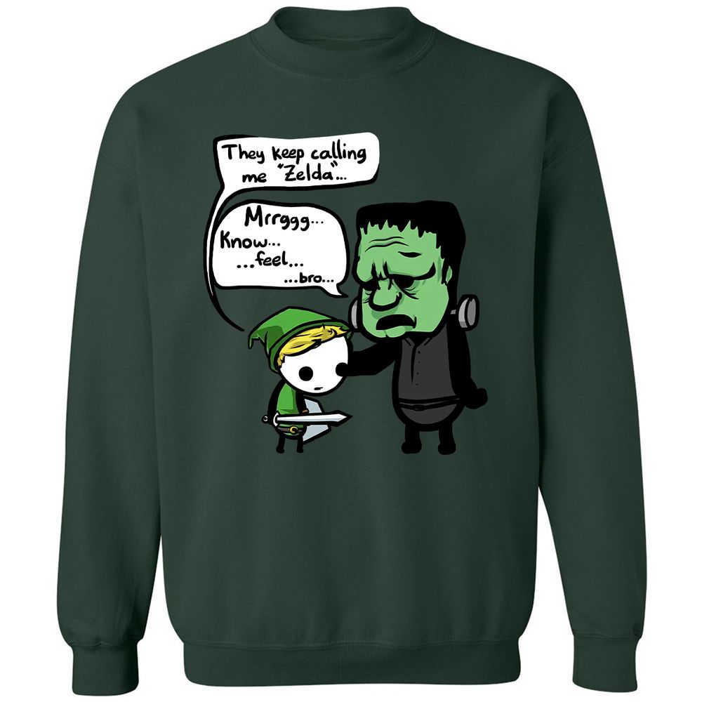 Classic Unisex Sweatshirt - 1SX4KCK1 - Forest Green - 4